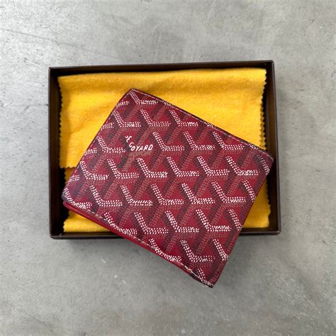 goyard wallet womens red|Goyard saint florentin wallet price.